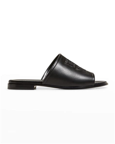 givenchy 4g lambskin flat mule sandals